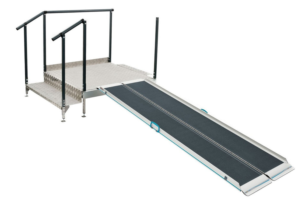 Aerolight Connect Platform (Fitted with optional handrail - ramp not included)