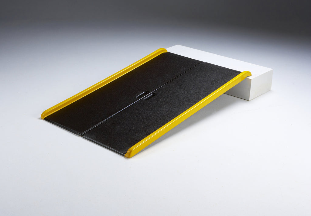 Lightweight Single-Fold Wheelchair Ramp - Deployed