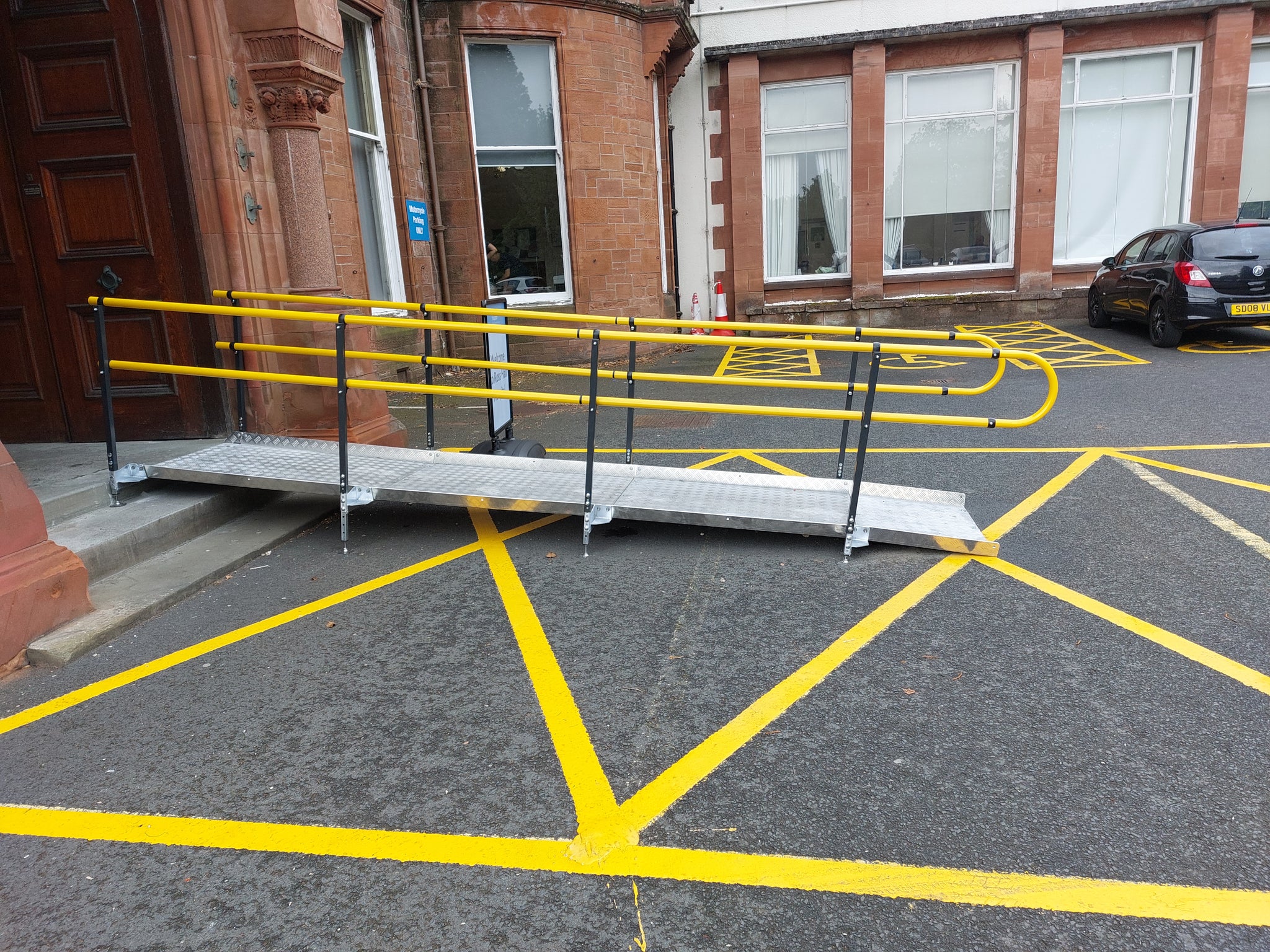 WELCOME Ramp System - Ramp & Platform Kit B (Single Handrail - One Sid ...